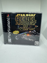 Load image into Gallery viewer, Star Wars Rebel Assault II PS1 Reproduction Case