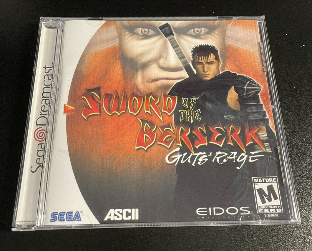 Sword Of The Berserk: Guts’ Rage Reproduction Case- Dreamcast
