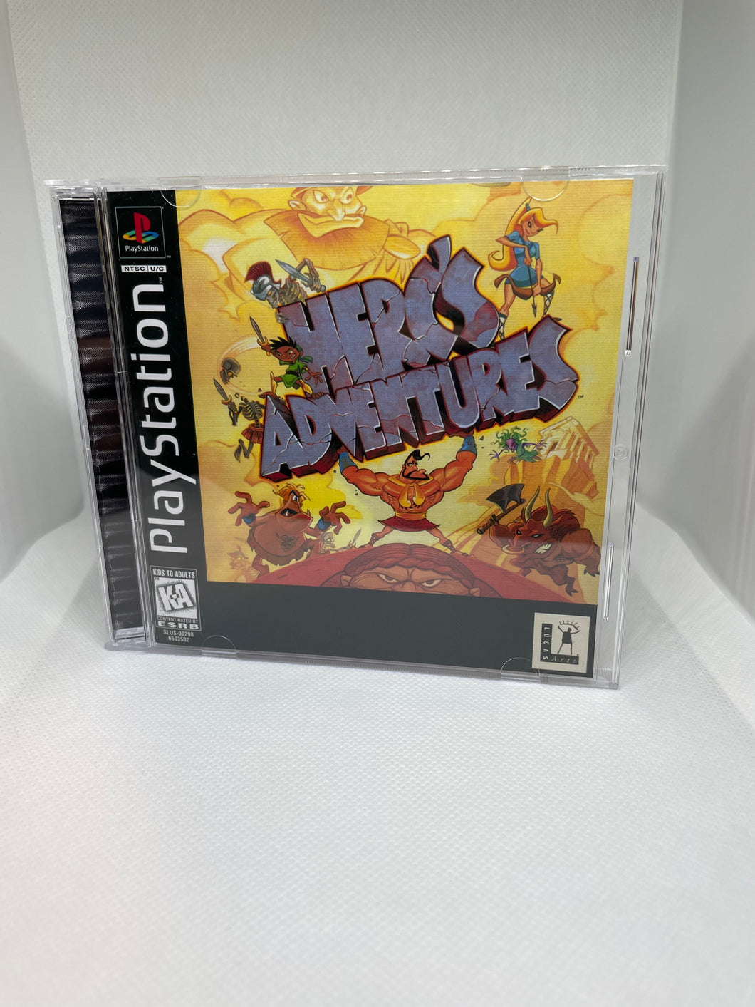 Herc’s Adventures PS1 Reproduction Case