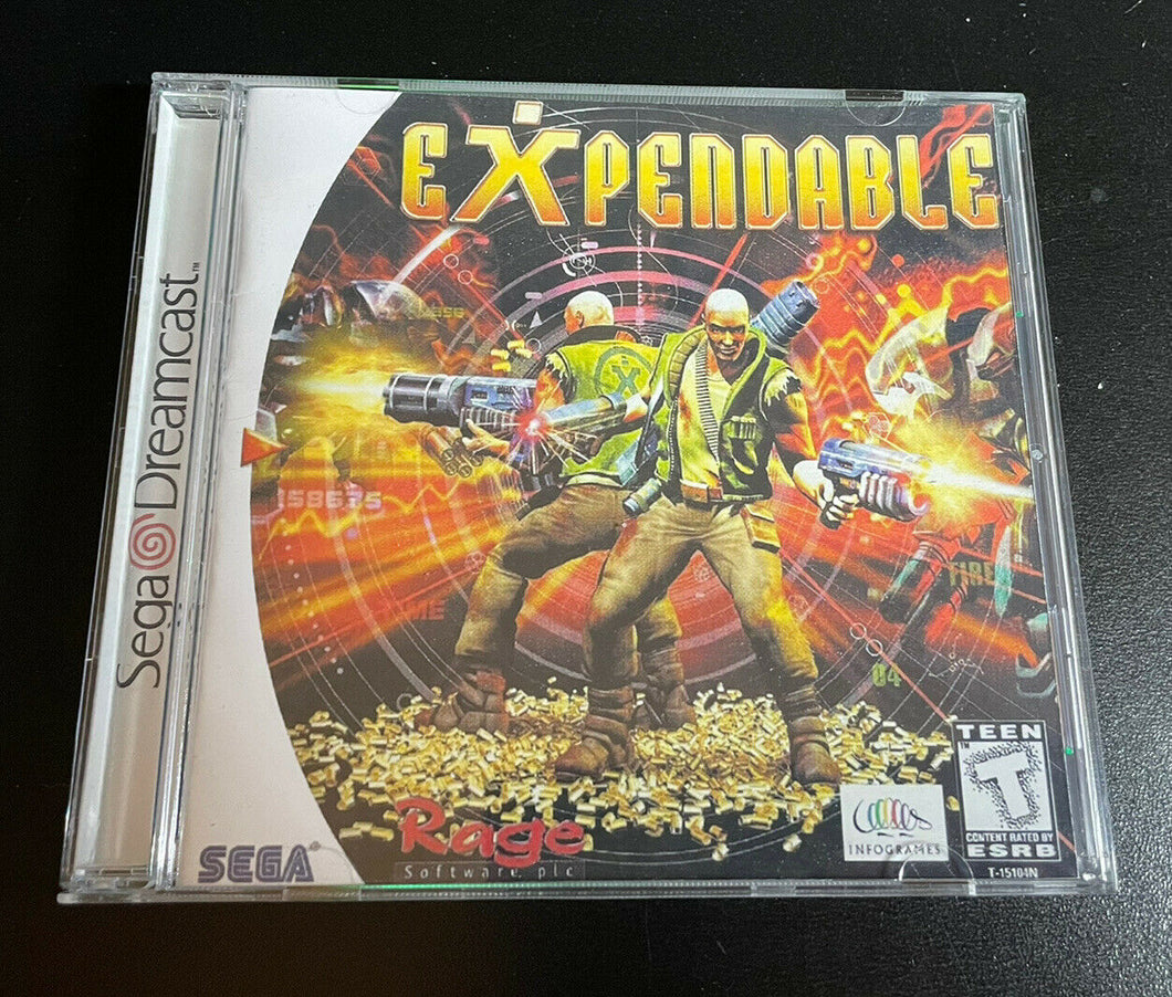 Expendable Dreamcast Reproduction Case