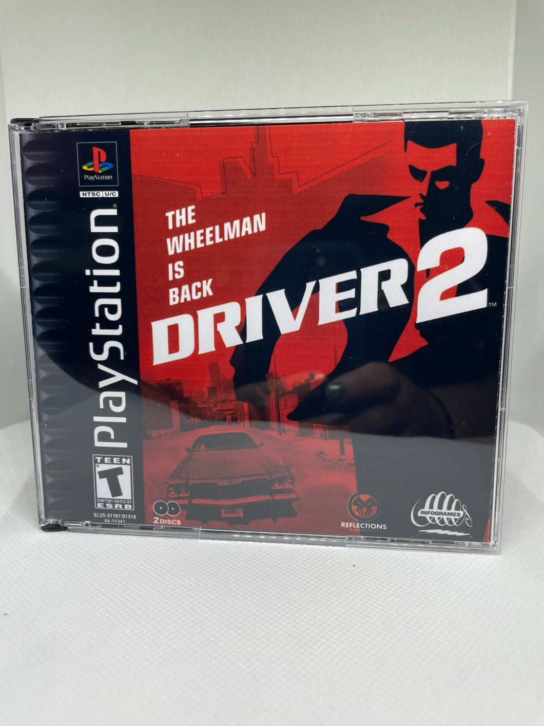 Driver 2 PS1 Reproduction Case