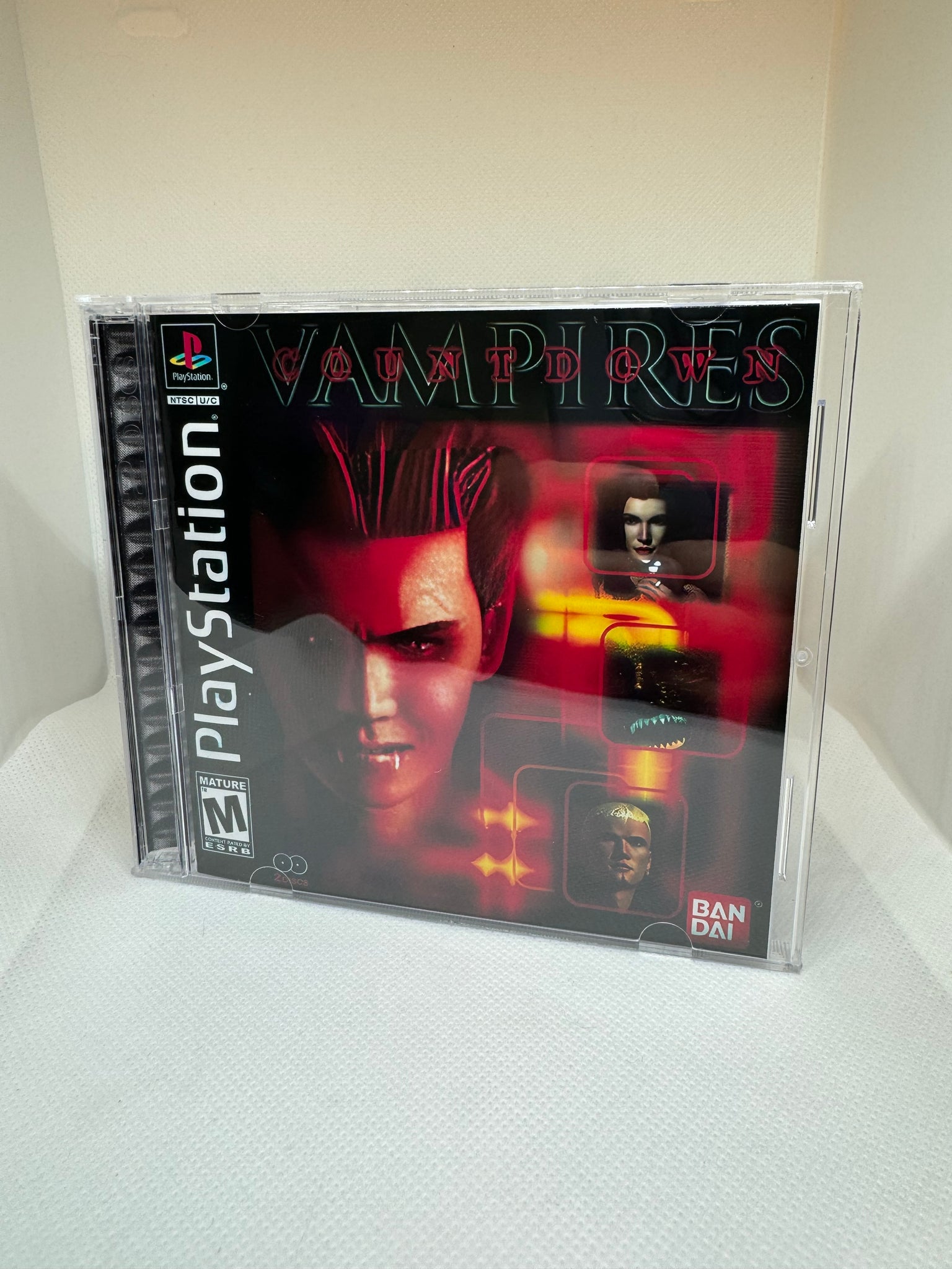 Countdown Vampires PS1 Reproduction Case – Mogster Reproductions