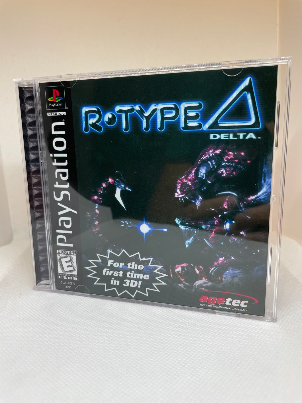 R-Type Delta PS1 Reproduction Case