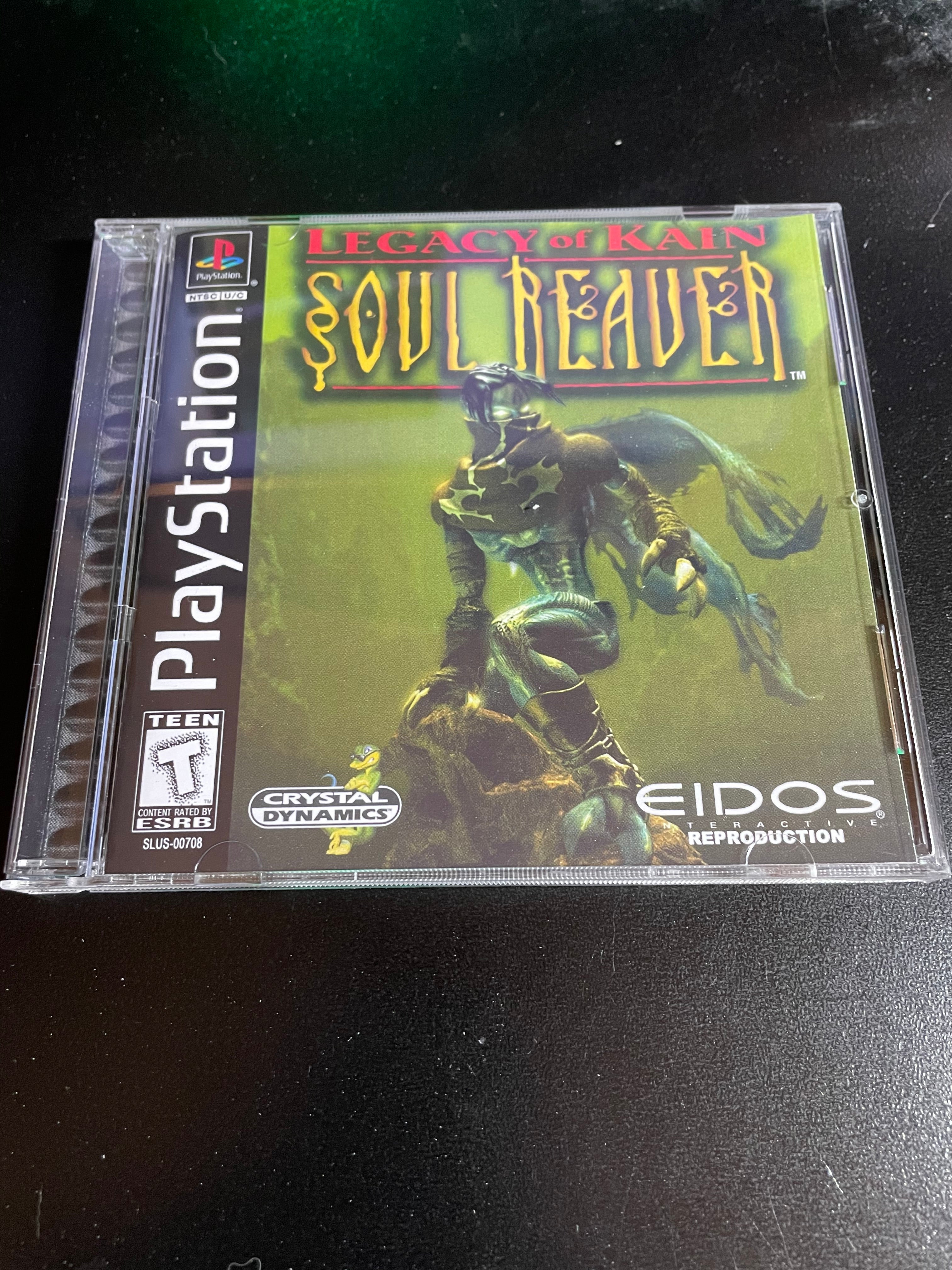 Legacy of Kain Soul Reaver PS1 Reproduction Case – Mogster Reproductions