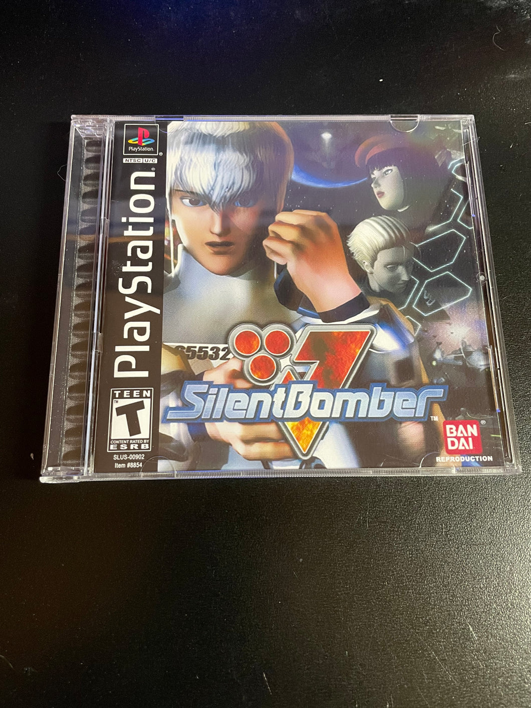 Silent Bomber PS1 Reproduction Case