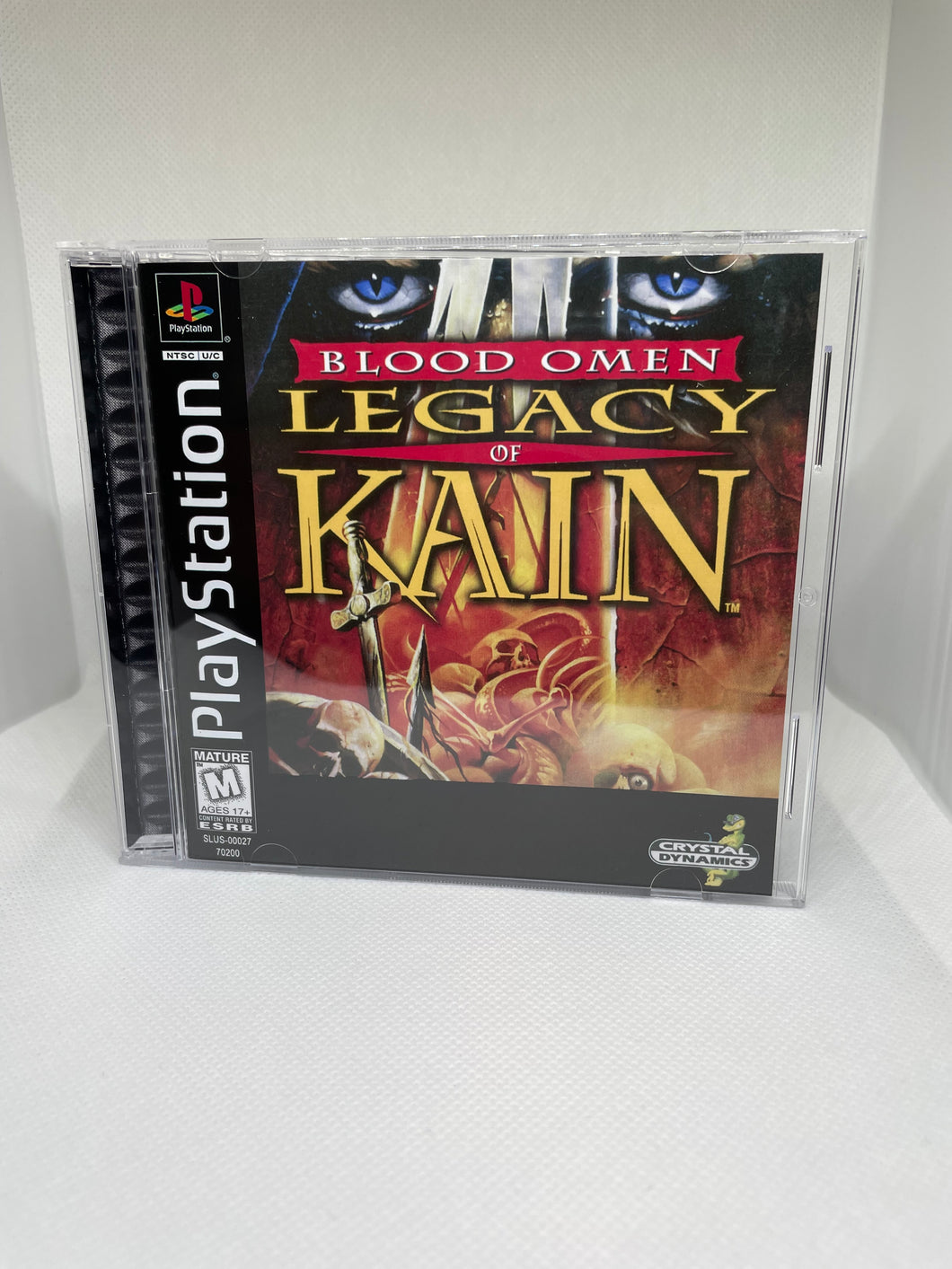 Legacy of Kain Blood Omen PS1 Reproduction Case