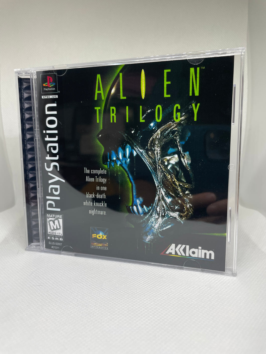 Alien Trilogy PS1 Reproduction Case