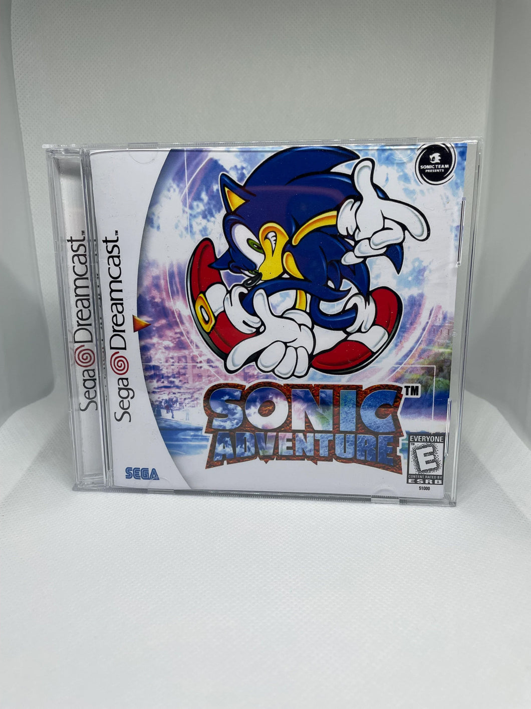 Sonic Adventure Dreamcast Reproduction Case