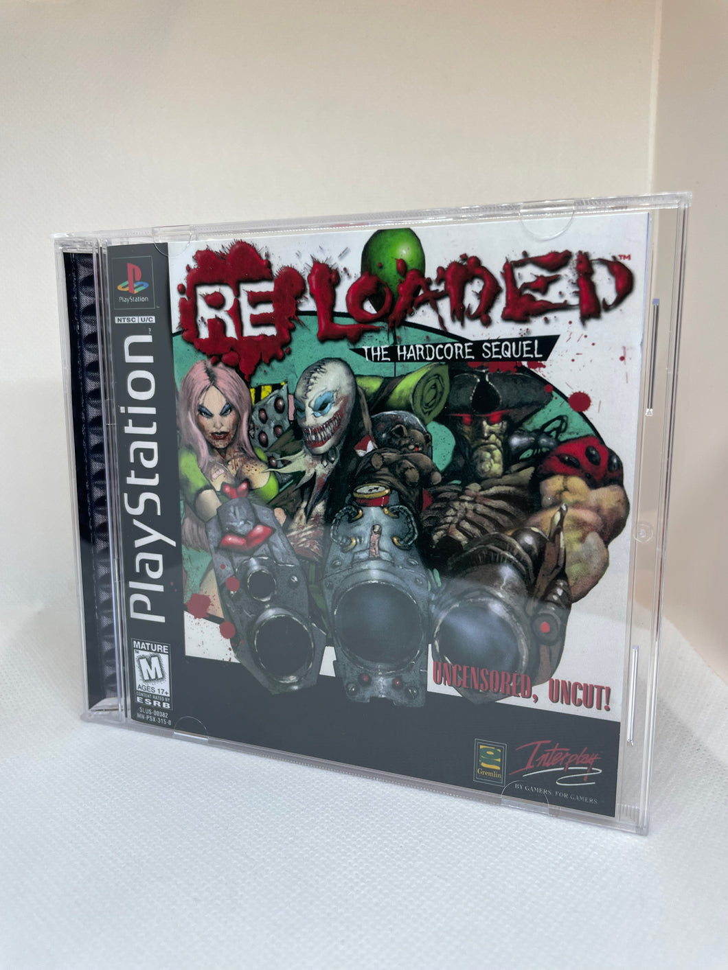 ReLoaded PS1 Reproduction Case