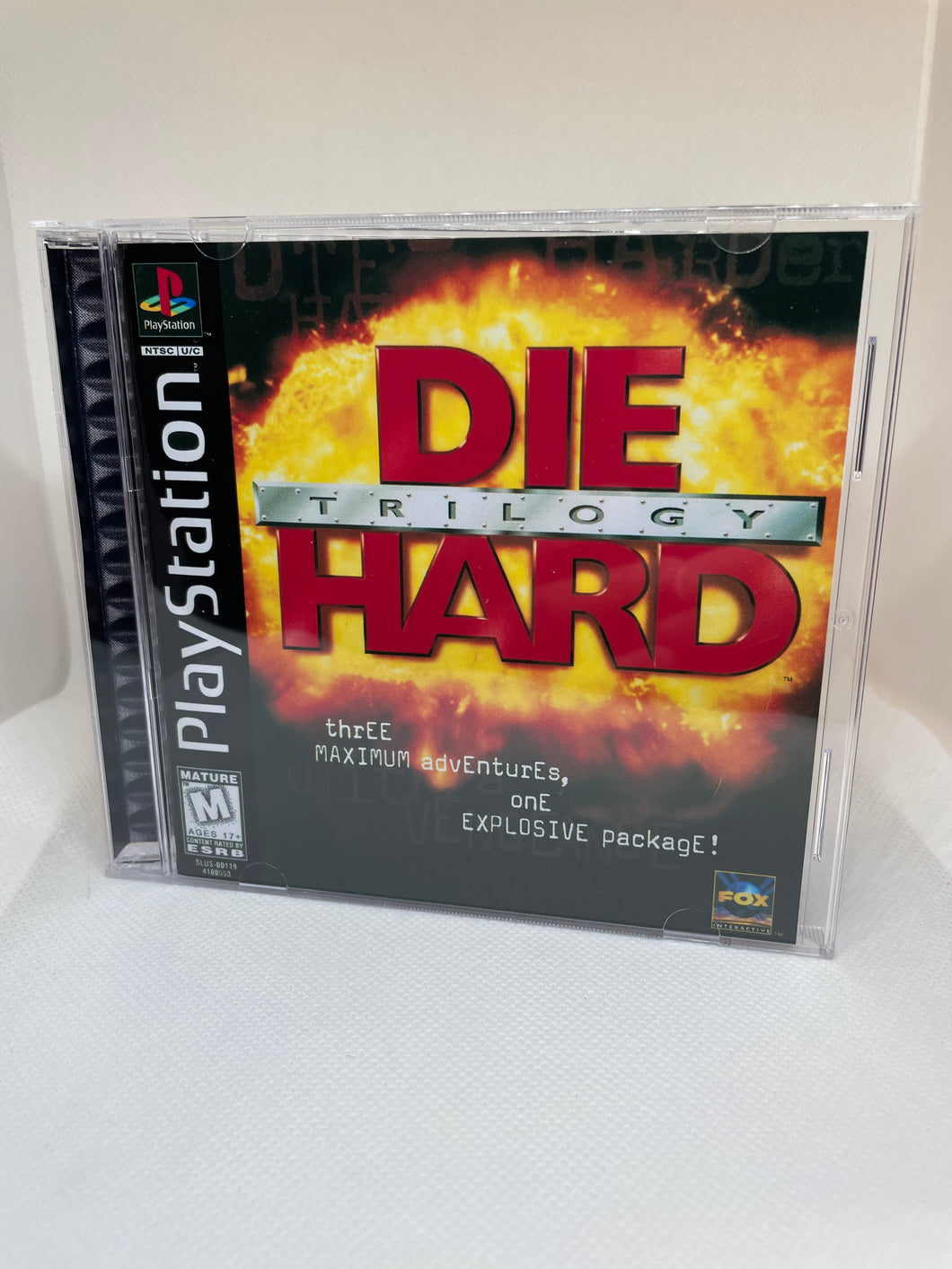 Die Hard Trilogy PS1 Reproduction Case