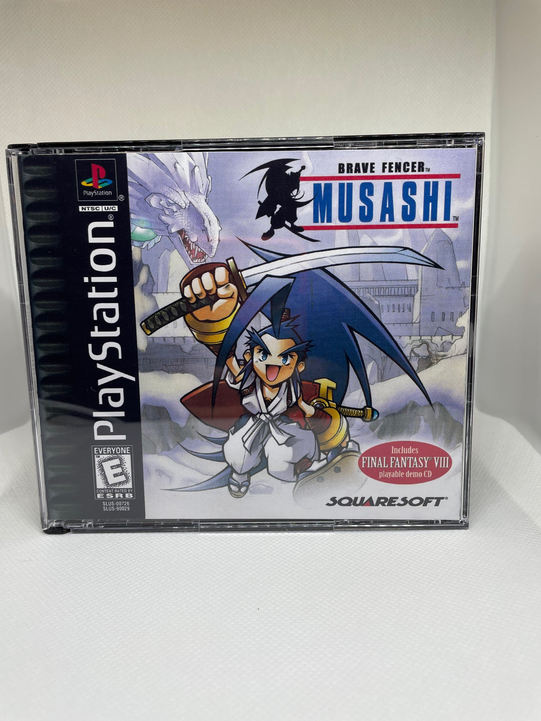 Brave Fencer Musashi PS1 Reproduction Case NO DISC