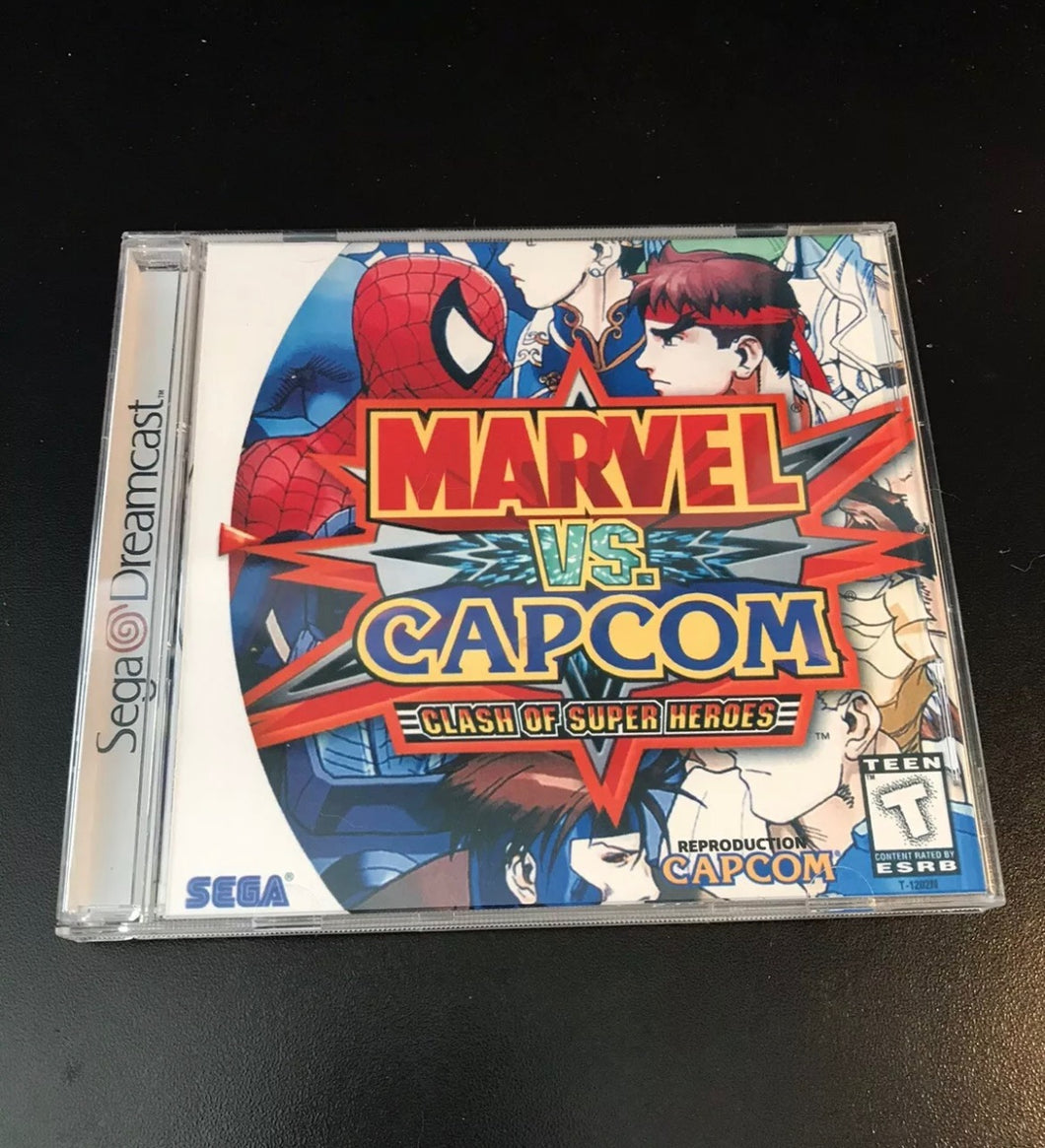 Marvel Vs Capcom Dreamcast Reproduction Case