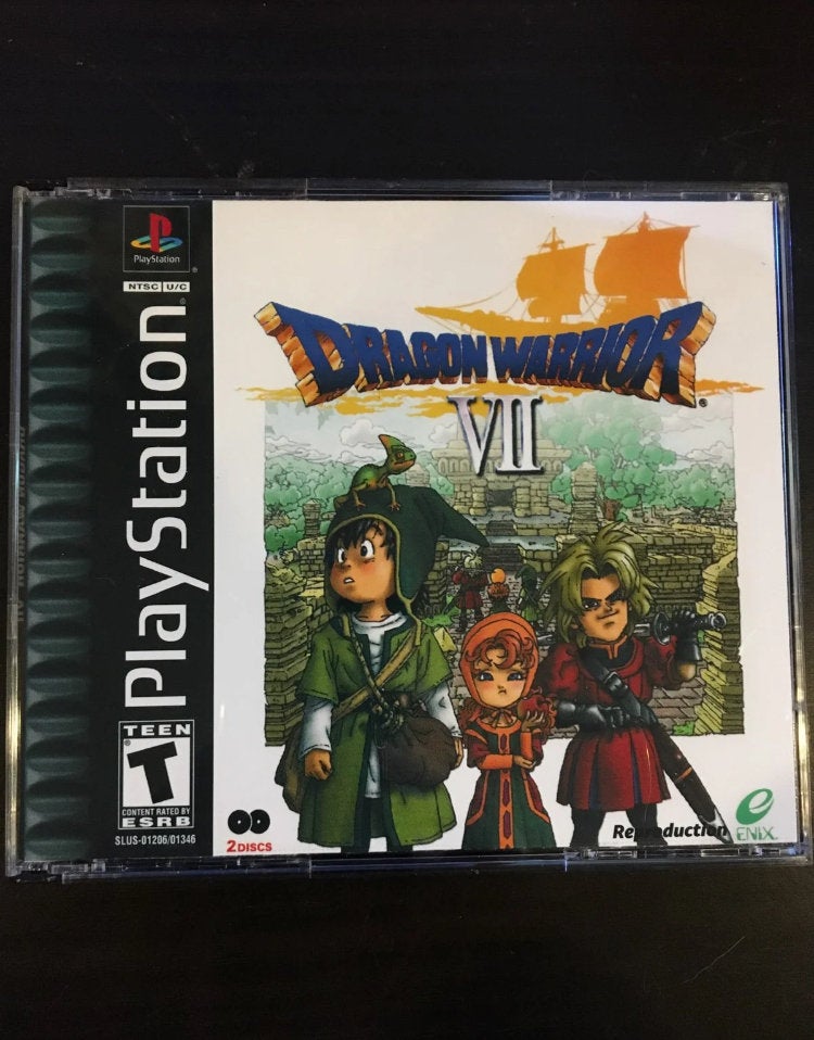 Dragon Warrior VII Reproduction Case