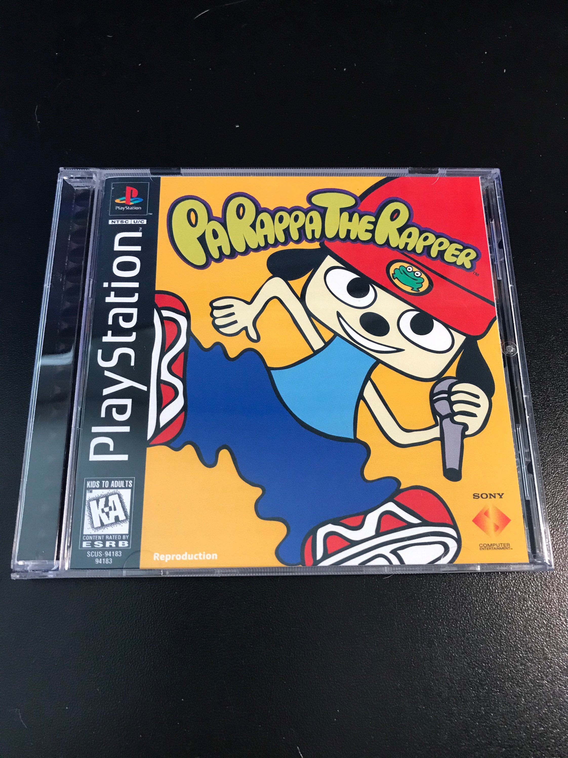 PaRappa the Rapper PS1 Reproduction Case – Mogster Reproductions