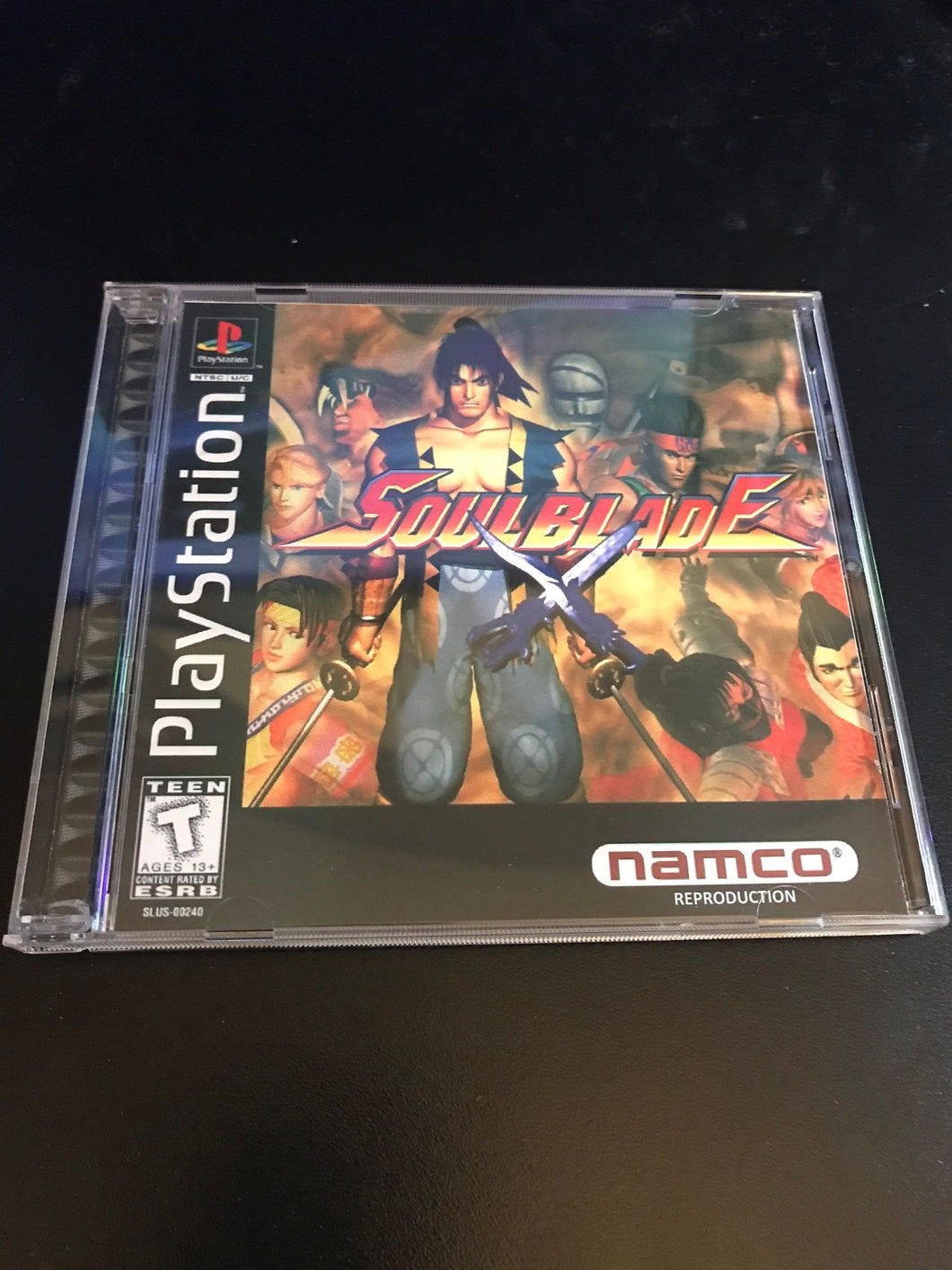 Soul Blade PS1 Reproduction Case