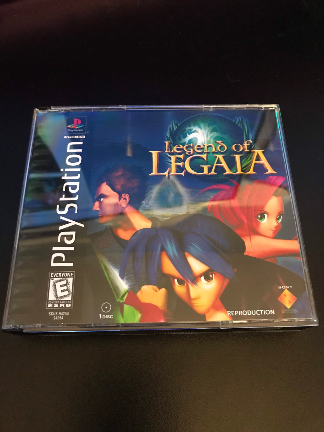 Legend of Legaia PS1 RPG Reproduction Case