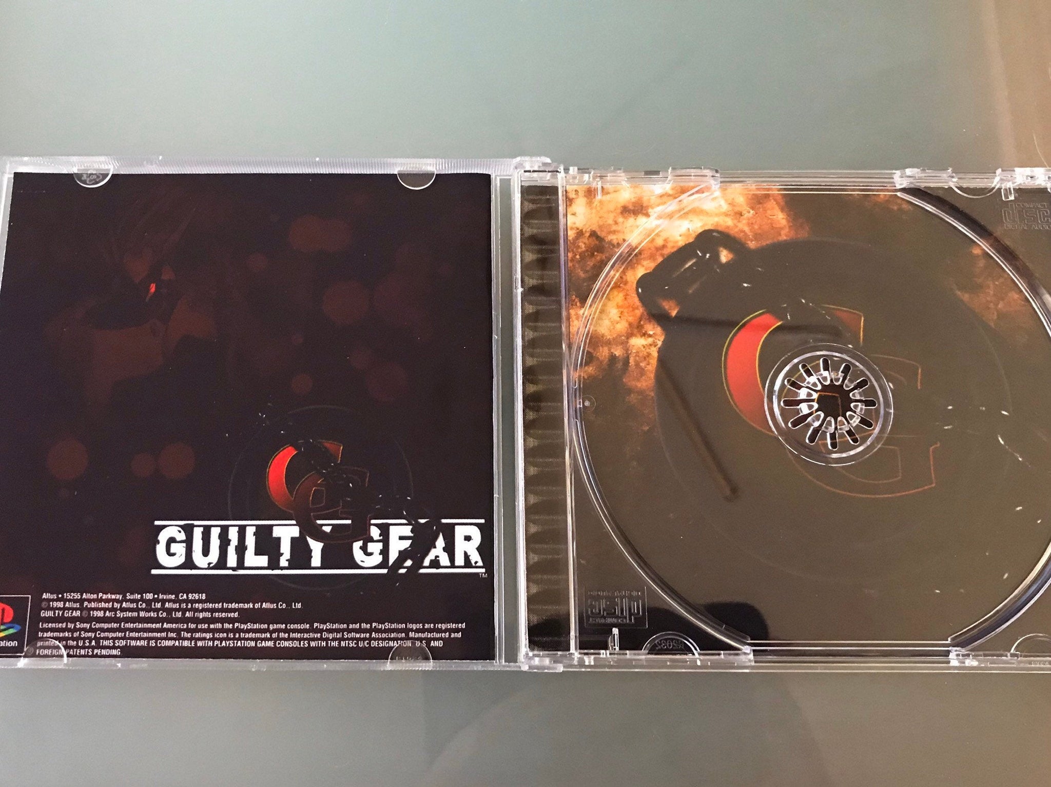 guilty gear ps1 Guilty Gear PS1 Reproduction Case With Case