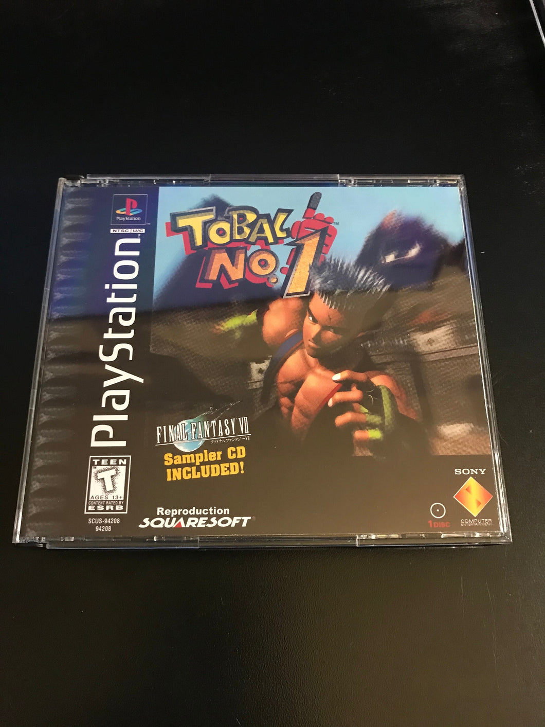 Tobal No 1 PS1 Reproduction Case