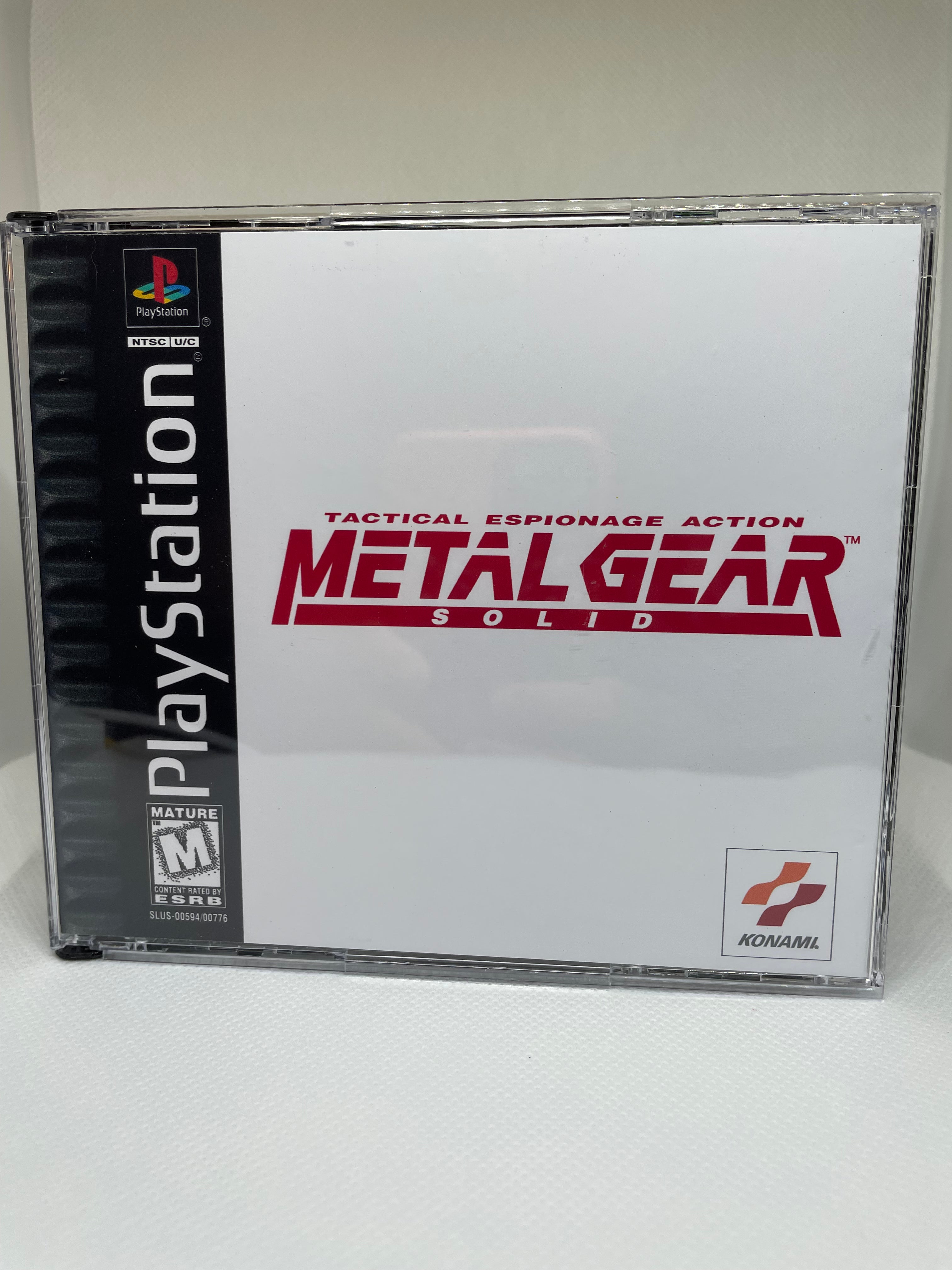 Metal Gear Solid Series PS1 Reproduction Case Metal Gear Solid / With Case