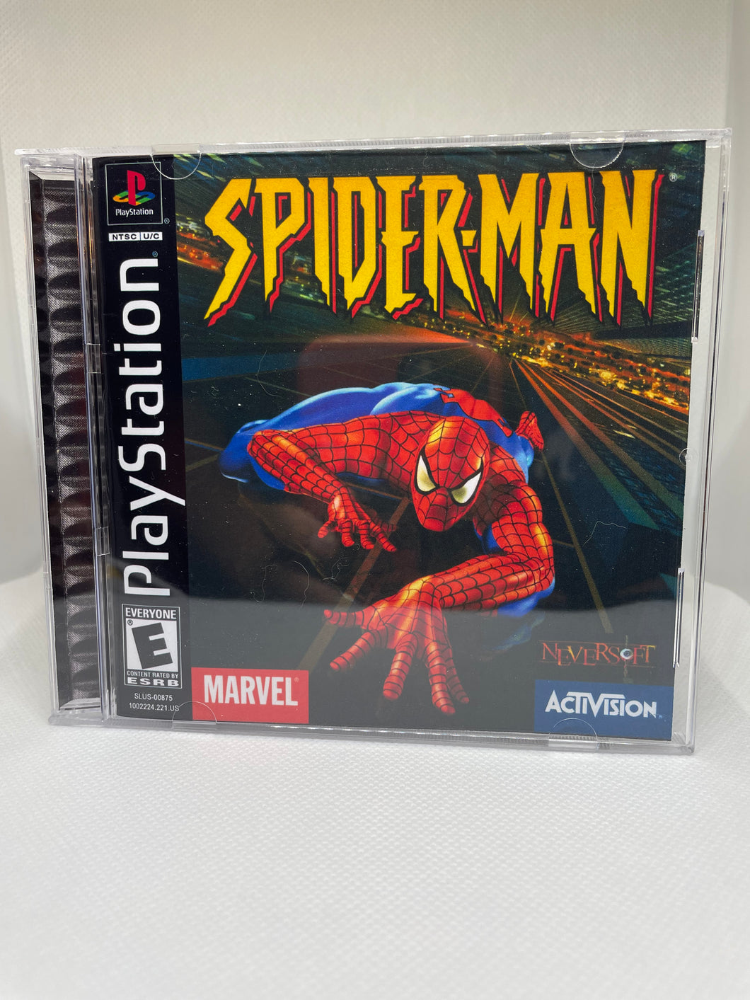 Spider-Man Series PS1 Reproduction Case