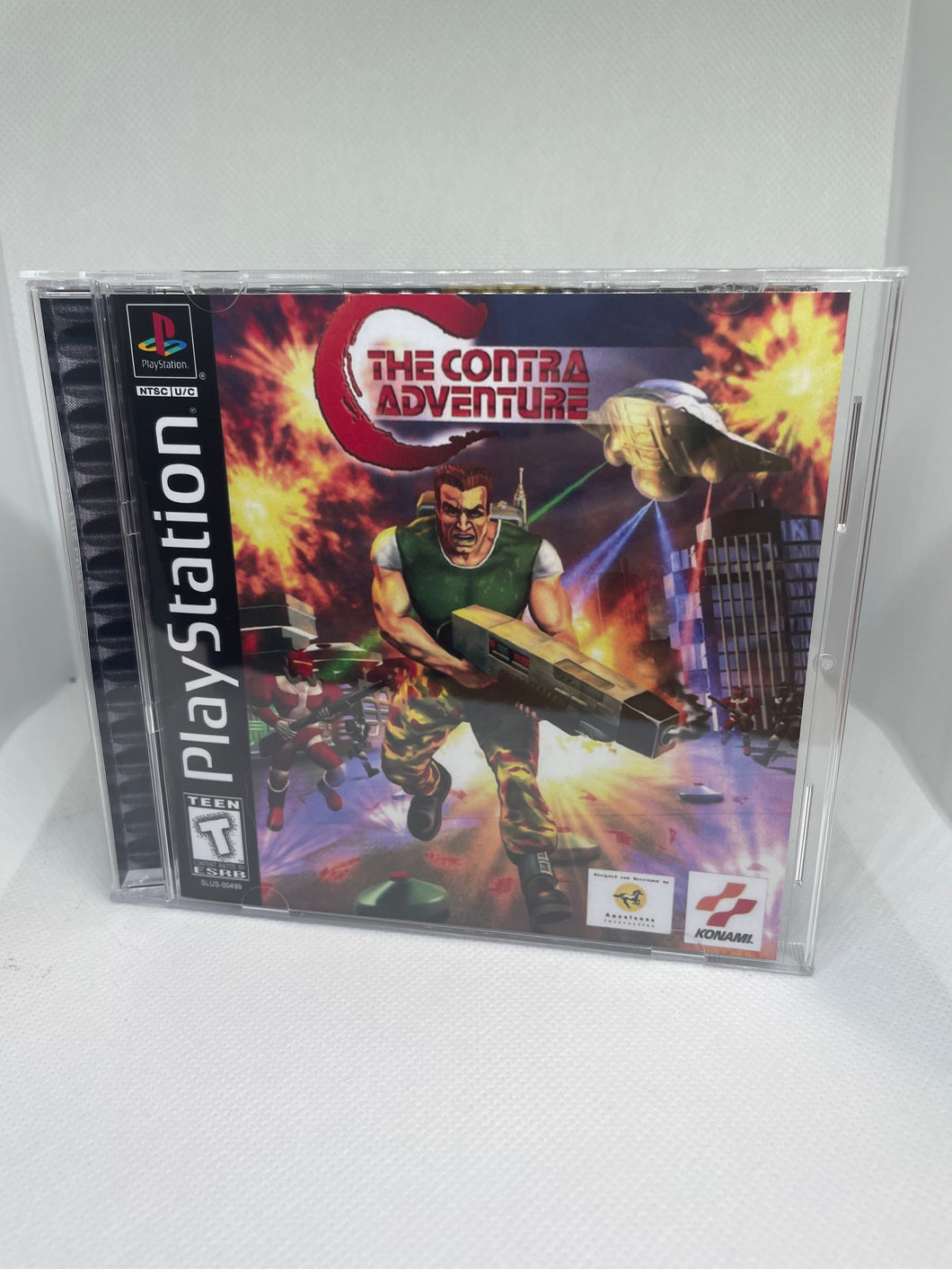 C: The Contra Adcenture PS1 Reproduction Case