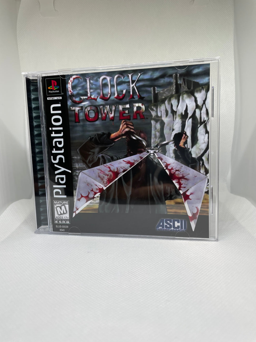 Clock Tower Series PS1 Reproduction Case