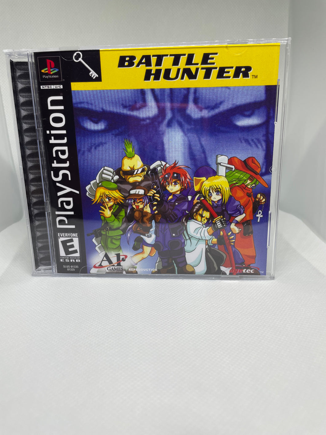 Battle Hunter PS1 Reproduction Case