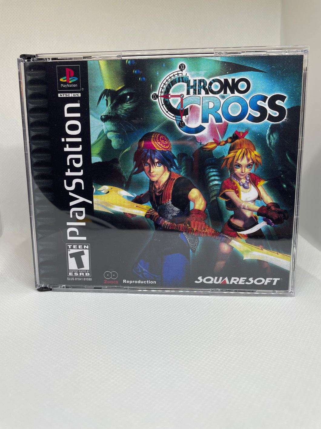 Chrono Cross Reproduction Case- PS1 RPG