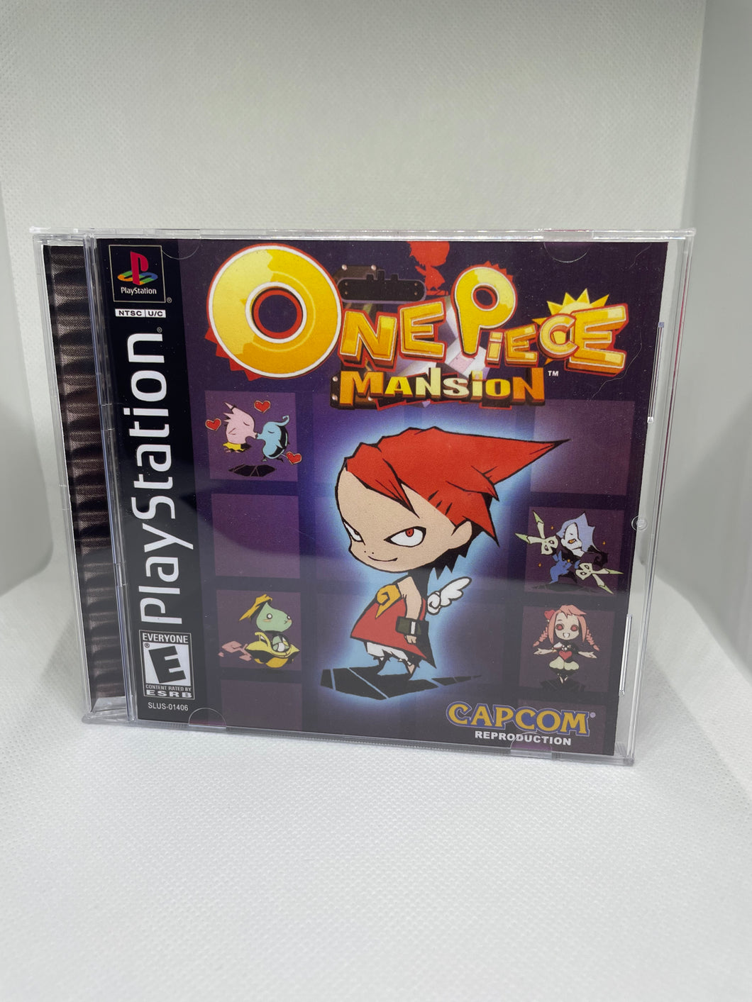 One Piece Mansion PS1 Reproduction Case