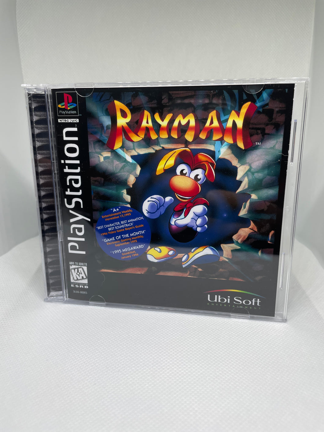 Rayman PS1 Reproduction Case