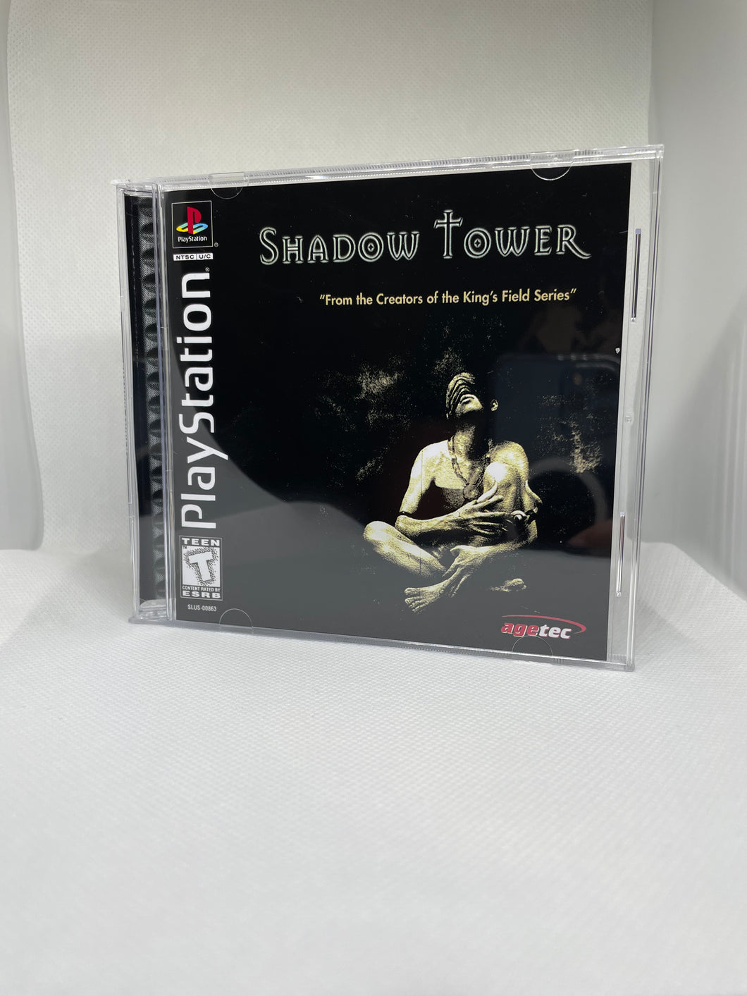 Shadow Tower PS1 Reproduction Case