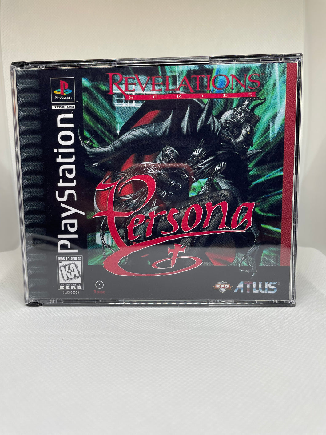 Persona Revelations PS1 Reproduction Case